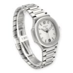 Patek Philippe Nautilus Silver Dial Steel Mens Watch 7118 - 图片 4