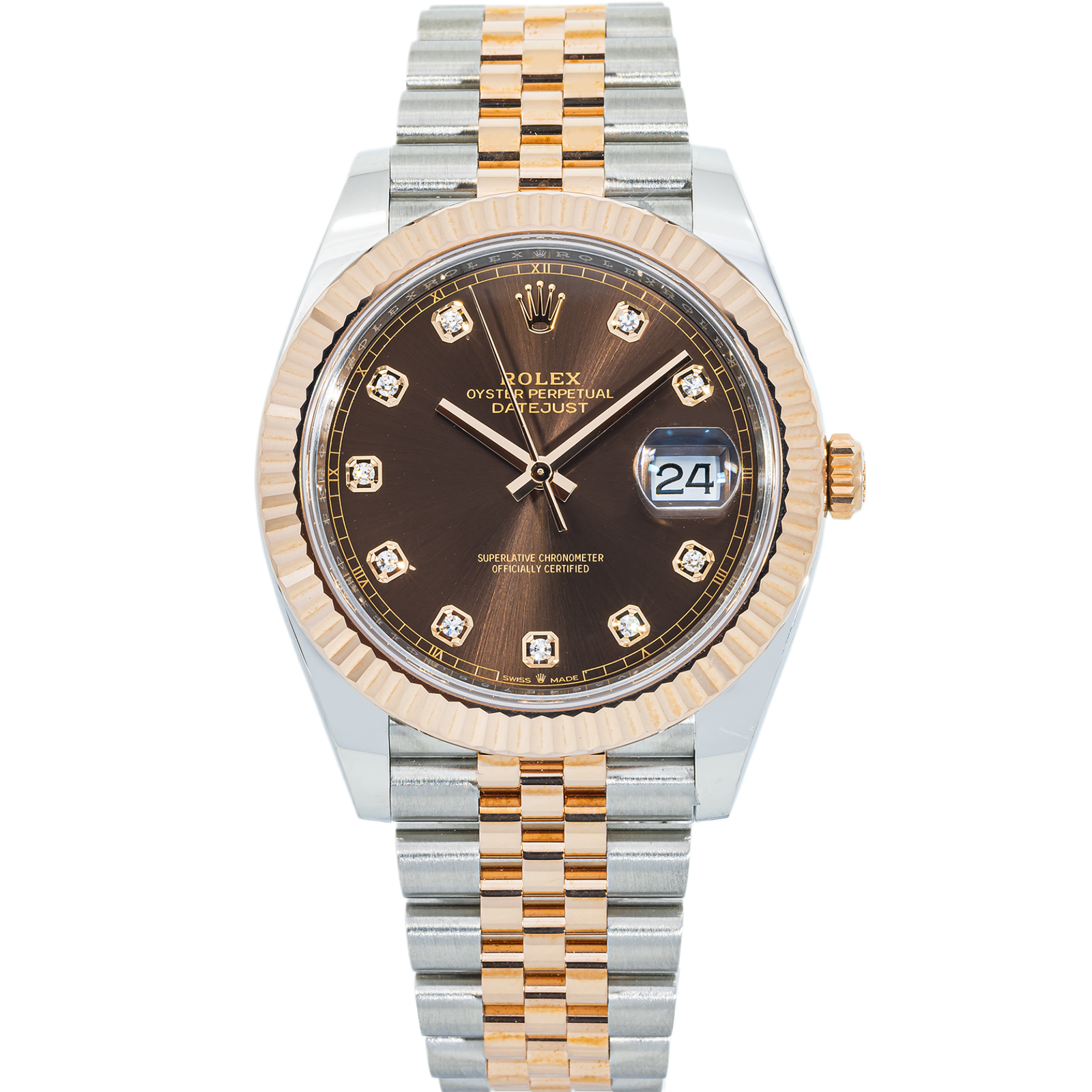 Pre-Owned-Rolex-Datejust-126331-Chocolate-Diamond-Dial-41mm-Two-Tone-JD-Watches-NY.png Rolex Datejust 126331 Chocolate Diamond Dial 41mm Two-Tone (2017 to 2020) - 图片 1