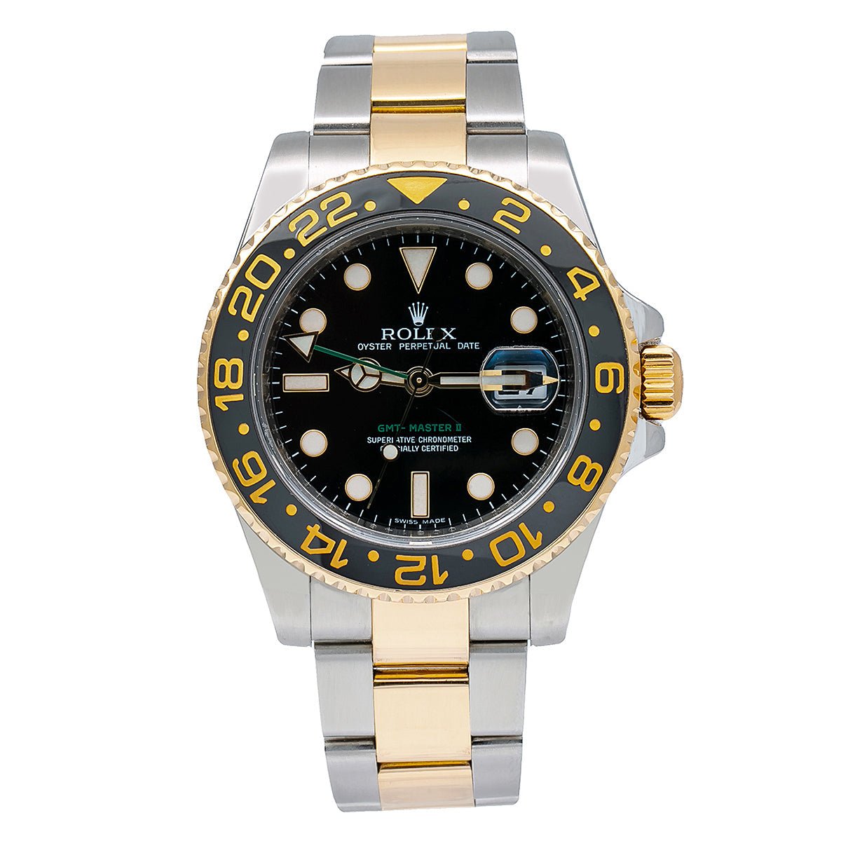 Pre-Owned-Rolex-GMT-Master-II-116713-40MM-Black-Dial-With-Two-Tone-Oyster-Bracelet-JD-Watches-NY.jpg Rolex GMT-Master II 116713 40MM Black Dial With Two Tone Oyster Bracelet - 图片 1