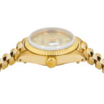 Rolex Lady-Datejust 6917 – Champagne Roman Dial – 18k Yellow Gold President Bracelet – 26mm - 图片 3